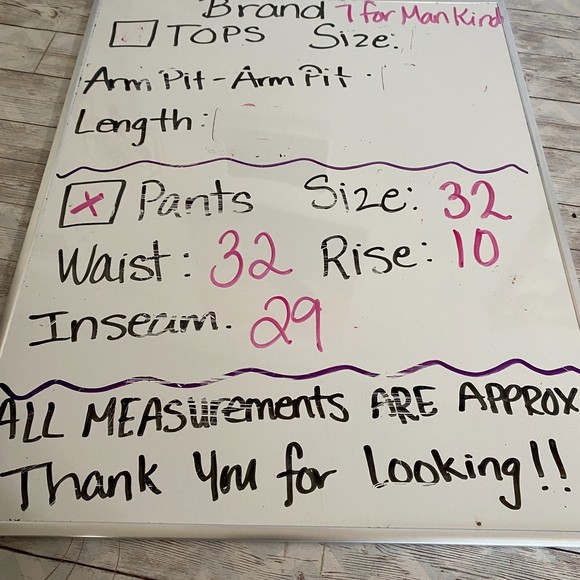 7 For All Mankind 'A' Pocket Bootcut/Flare Dark Wash Jeans Size 32 - Picture 13 of 13